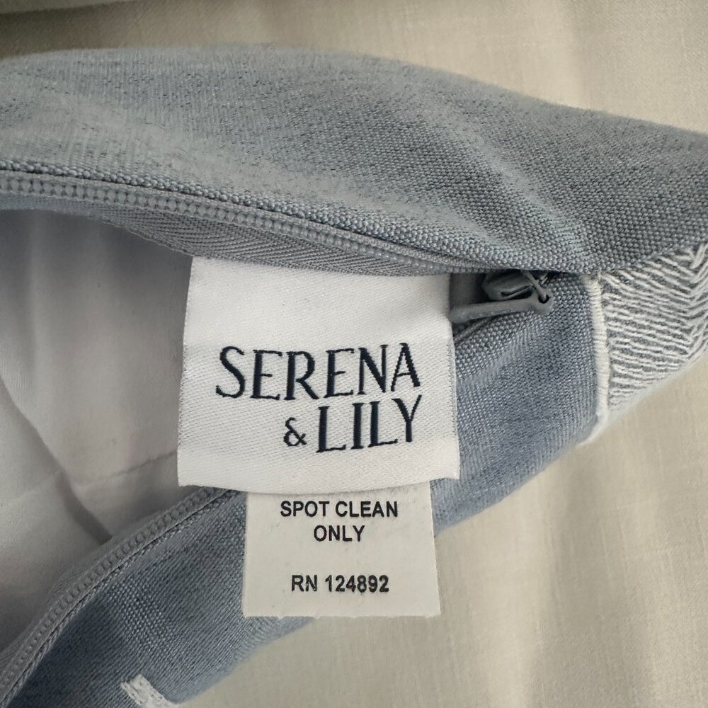 Serena & Lilly Sunbrella Veracruz Pillow Cover & Insert (12x21) - Picture 6 of 7